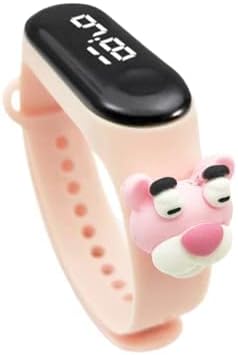Digital Dial Waterproof Stylish and Fashionable Wrist Smart Watch LED Band for Kids, Rakhi, Colorful Cartoon Character Super Hero for Boys & Girls (Removable silicon strap)
