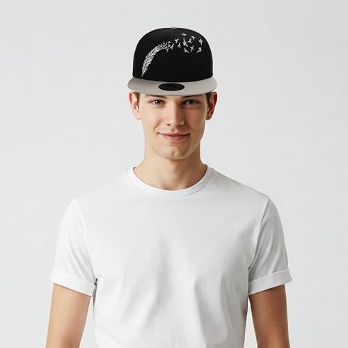UNDERGROUND KULTURE Birds of a Feather Grey and Black Snapback Baseball Cap