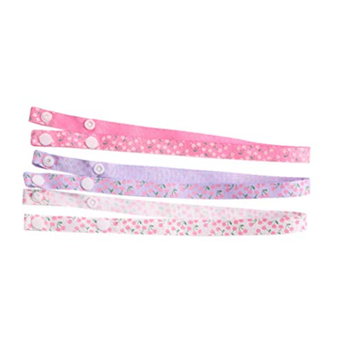 Adjustable Length Lanyard for Face MÉ‘sk Bandana, 3/4/5PCS Kids Cute Cartoon Lanyard Convenient Glasses Holder Rope, Neck Strap for Earloop Safety Oral Covering (3PCS, Multicolor 5)