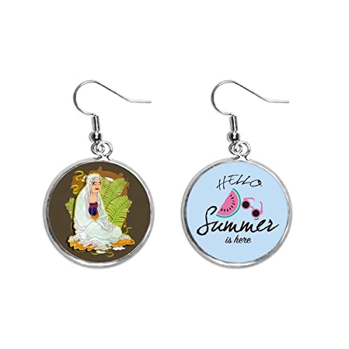Pendientes de sandía y arhats para lucir en tus tardes de verano