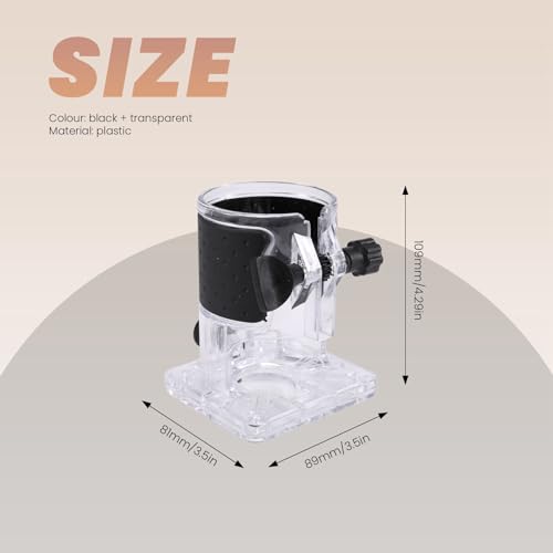 Gokoti Trimmer Maschinen Sockel Bearbeitungs Elektrischer Trimmer Maschinen Sockel Werkzeug ZubehöR Tauchen FräSer Sockel