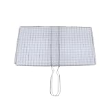 [Kawoly]秋刀魚焼き器 さんま焼き網 ステンレス バーベキュー網 20x35cm 180度広がる 大容量 精密 丸角設計 安全 軽量 持ち運び便利 洗いやすい キャンプ 家族BBQ 楽しい調理タイム