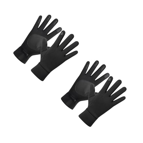 Gants VTT tactiles résistants au vent et à l'eau pour la randonnée noire