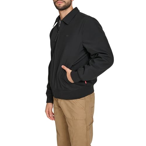 Levi's Men's Lightweight Softshell Varsity Rib Knit Bomber Jacket3