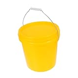 Healvian Secchio Fermentazione con Ermetico e Maniglia Plastica per Vino e Fatta in Casa Sigillato per Fermentatore Yogurt e Sottaceti