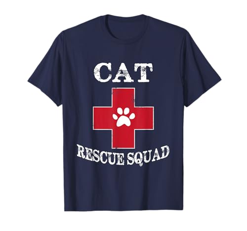 Animal Rescue Shirt - Cat Rescue Squad T shirts T-Shirt