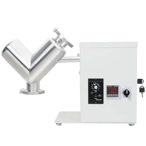 2L Lab Shear V Type Dry Powder Mixer, 304 Stainless