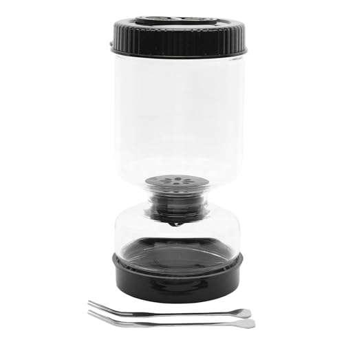 Pssopp Frasco de pickles de vidro, design inovador de separação húmida de qualificação Purcle separador com peneira para armazenamento hermético