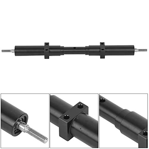 Tbest RC Wheel Axle, 1:10 Scale Metal RC Trailer Axle Remote Control Crawler Car Non Powered Rear Wheel Axle RC Upgrade Parts for 1/10 RC Tractor Truck - Thumbnail 2