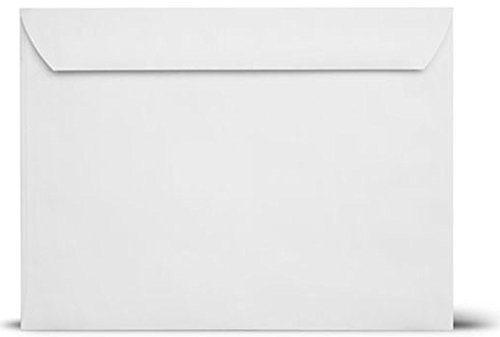 9 X 12 White Booklet Envelopes (Opening on The Side) - 28lb - Bulk Value Pack of 50 Envelopes