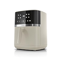 Bosch Air Fryer Series 4, MAF462B0, 6.1 L, 7 Preset Settings, Dual Heating Elements, Defrost and Keep Warm Functions, Intuitive Touchscreen, Up to 60% Faster Cooking, Black