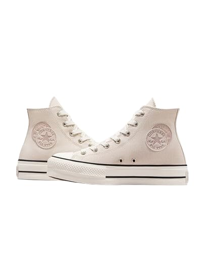 Converse Chuck Taylor All Star Lift Platform Natu Womens Size 8, Desert Sand/Egret/Black/Natu4