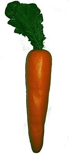 Amazon 野菜 サンプル キャロット 人参 直径４cm X 長さ２６cm 重さ４１グラム ニンジン にんじん 置物 オブジェ