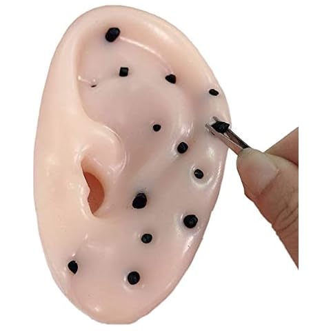 ASMFUOY Novelty Popping Pimples Blackhead Toys Ears Shaped Pimple Popping Decompression Blackheads Remover Funny Toy(Upgraded Tweezers) Cover