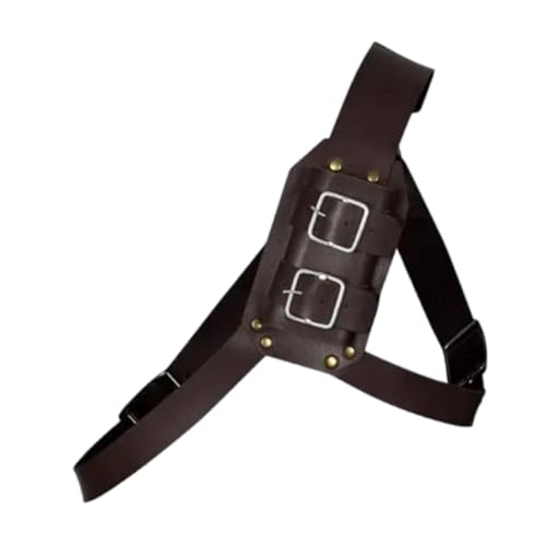 YIJU Capa de espada retrô, bainha de couro artificial, acessórios para trajes medievais, suporte tra
