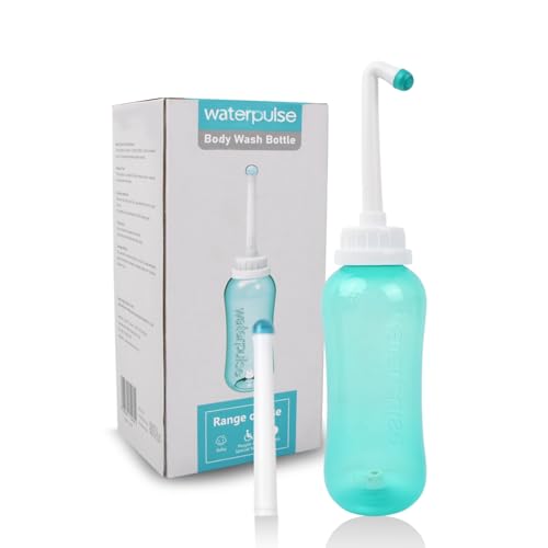 Ducha de Glúteos 500 ml, Easy-Bidet Portátil para Cuidado del Puerperio y Viaje, Bidé Móvil para Ducha Íntima, Alivio del Dolor Perineal