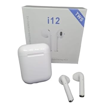 Fone de Ouvido Sem Fio i12 Tws Bluetooth V5.3