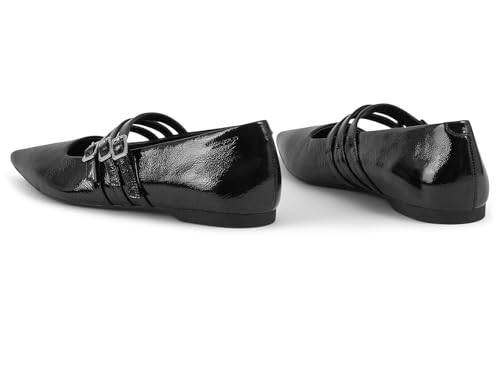 Vagabond Shoemakers Women's Hermine Patent Leather Triple Maryjane Flat Mary Jane4