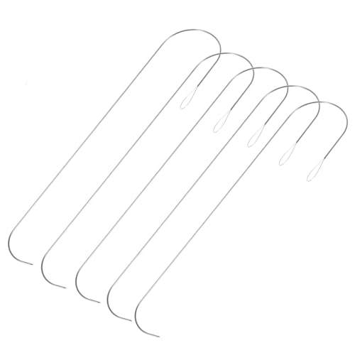 Gogogmee 5pcs Metal Beading Needles Simple Design for Fast Bead Pick-up and Time-Saving Bead Making DIY Projects