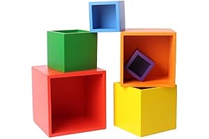 Bright Rise Wooden Rainbow Box: Enriching Learning Through Play