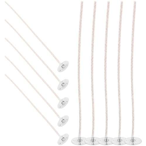 10 mechas de algodón para hacer velas de 15.5 cm