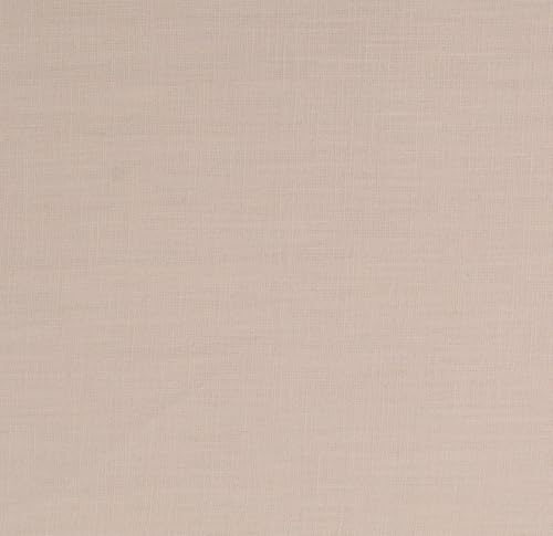 FlashPhoenix Quality Sewing Fabric – Cotton Warp Weft Wovens Cream Fabric by The Yard Size: 36" x 44" Inches