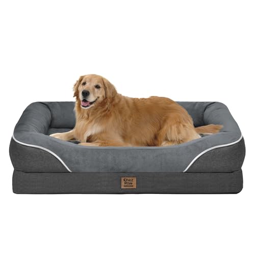 Chez Paw Waterproof Orthopedic XL Dog Bed for Large and Extra Large Dogs