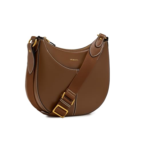 Image of Miraggio Tru Hobo Bag | Women Shoulder Bag For Casual Day Look & Travel | Gift Items For Women | Solid Hobo Bags With Adjustable Statement Strap