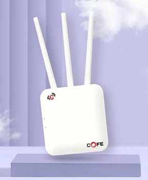 CF-4G 903 Wi-Fi-6 VPN Sim Router with 300Mbps Speed 4G/5G Sim Compatible WiFi Router, No Configuration Required, with Micro Sim Card Slot and LAN…