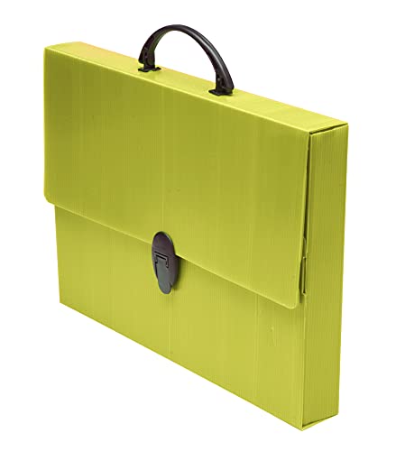 Maleta Novaonda Com Alca 4, 0 Cm. Amarela - 01 Unidade Polibras, Amarelo