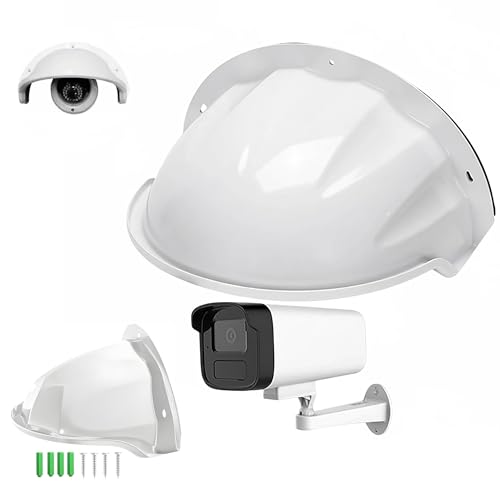 Outdoor Security Camera Rain Cover, Weatherproof Waterproof Dustproof Shield, ABS