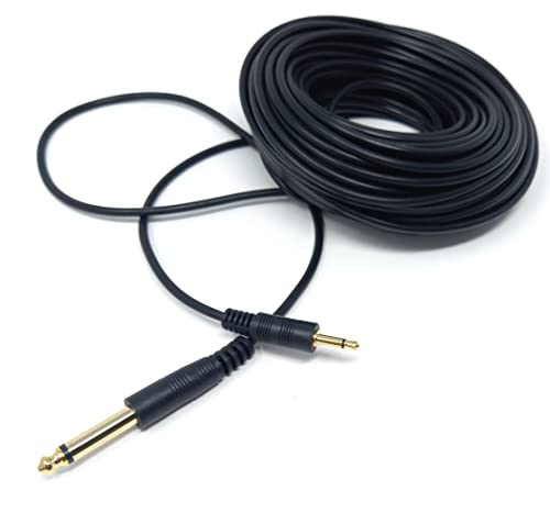 Câble coaxial Audio TS 20m pour connecter votre guitare ou ampli