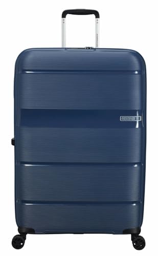 American Tourister Linex - Spinner L Koffer, 76 cm, 102 L, Blau (Deep Navy)