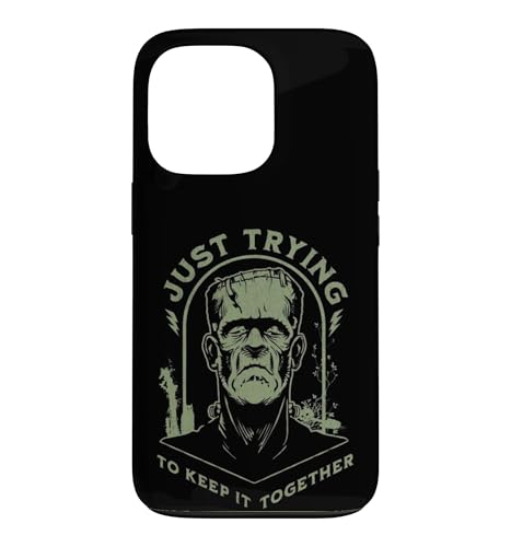 Frankenstein Just Trying To Keep It Together �ʔ��� �n���E�B�� �X�}�z�P�[�X iPhone 13 Pro �p