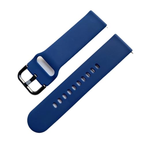 [-ł] Samsung Galaxy Watch 6 5 4 Active 2ΉVRXgbvAHuawei GT 2/3ΉNCbN[XuXbgAX}[gEHb`oh Amazifit Bip 20mm(Navy blue)