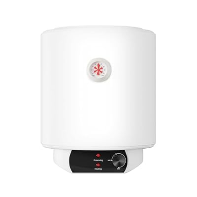 Tankless Water Heater Electric 8 Gallon Hot Water Heater for Bathroom Kitchen 110V 2200W, Wall Mounted (white, 8G)