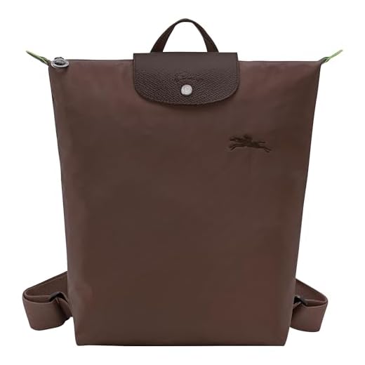 Longchamp Mocha Nylon Backpack for Versatile Style