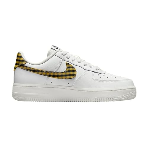Image of Nike Air Force 1'07 Ess Trend Womens Shoes Size- 9, Summit White Bronzine Black