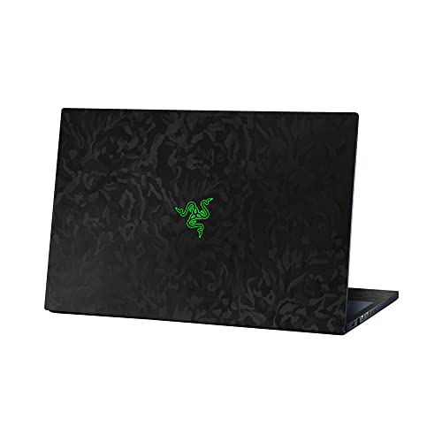 Razer Skin Vinyl Laptop Wrap: Blade 17-3M Cast Vinyl - Acabamento texturizado premium - Resistente a arranhões e à água - Fácil de aplicar - Envoltório completo - Camuflagem Lenticular - Preto