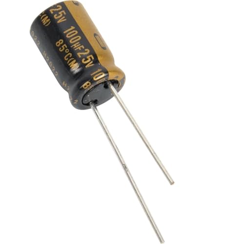 Condensateur Nichicon 100 µF 25 V KZ composant électronique audio 10x16mm