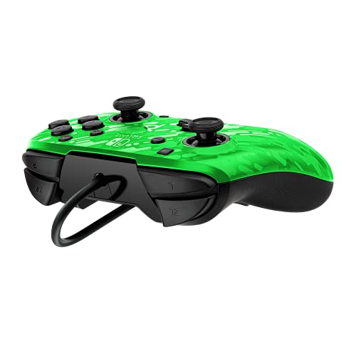 Pdp Controller Faceoff Deluxe+ Audio Wired Switch Camo Green #TOP6
