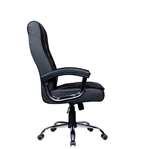 Cadeira de Escritório Presidente Munique Preta - Mola Ensacada - Original Conforsit