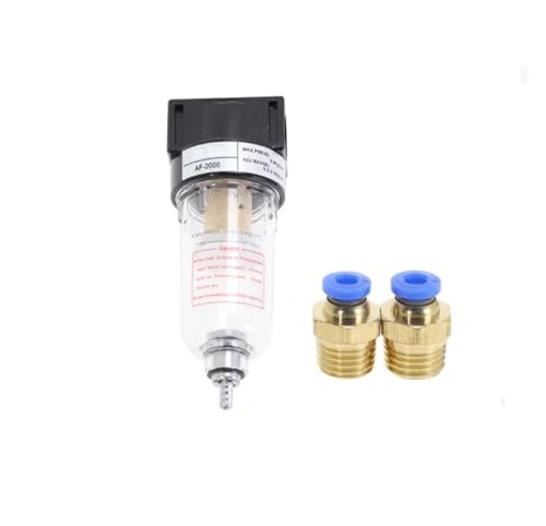 Separador de agua y aceite AF2000 neumático de 1/4 para pintura en talleres
