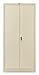 Hallowell 825S18A-PT Series 800 Industrial KD Storage Cabinet, Solid Door, Stationary, Assembled, 48" Width x 18" Depth x 78" Height, Parchment