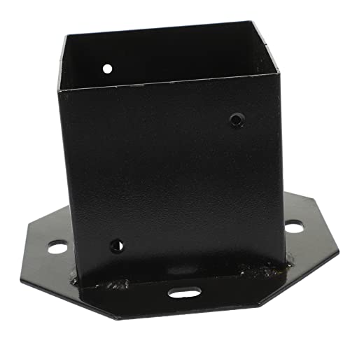 Guardia Del Pilar Base Para Poste De Cerca Decoración Metálica Soporte De Buzón Titular De La Valla Poste Ajustable Base De Poste De Cubierta Estar De Pie Columna Planchar 4