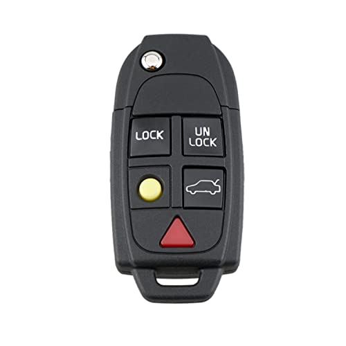 Coque de clé de voiture pour Volvo avec 5 boutons robustes pour rénover votre boîtier