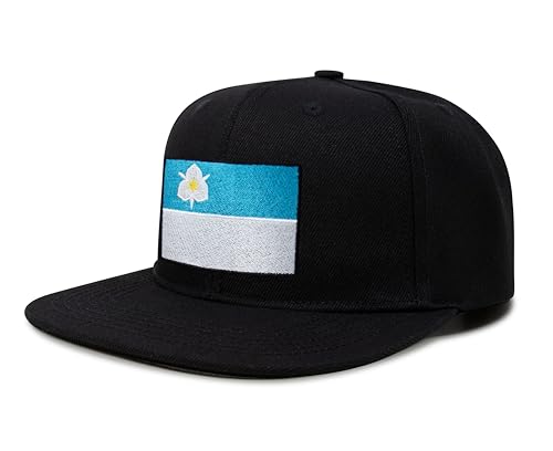 Image of International Tie City Hat for Men and Women, Adjustable Snapback Trucker Baseball Cap with Embroidered Patch