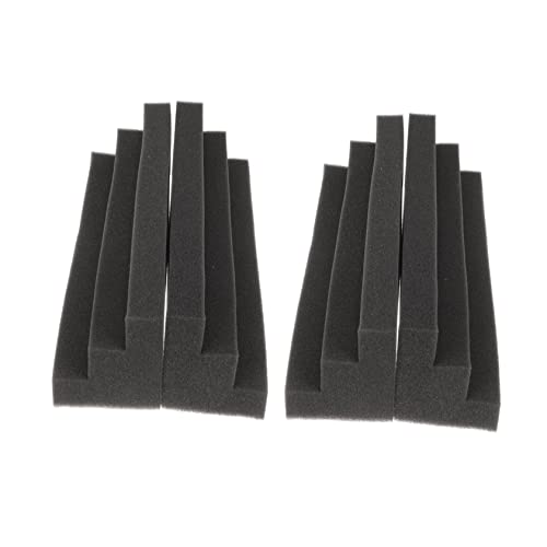 4pcs Soundproofing Wall Panels Acoustic Sponge Panels Wedge Shape Noise Reduction for Recording Studios miniatura 1