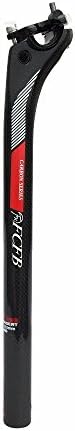 FCFB carbon seatpost 0mm back matt gray road bike mountain bike cycling seatpost