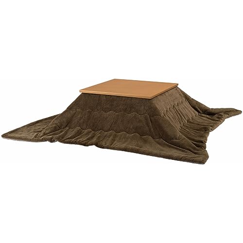 ãƒ‘ãƒ¬ãƒƒãƒˆãƒ©ã‚¤ãƒ• PaletteLife Kotatsu Comforter, 78.7 x 78.7 (200 x 200 cm), Reversible, Khaki, Square, Kotatsu Comforter, Double-Sided, Herringbone Pattern, Scandinavian Style, Cute, Warm, Brushed, Fluffy